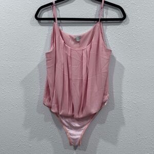 Guess bodysuit  top‎ pink size L